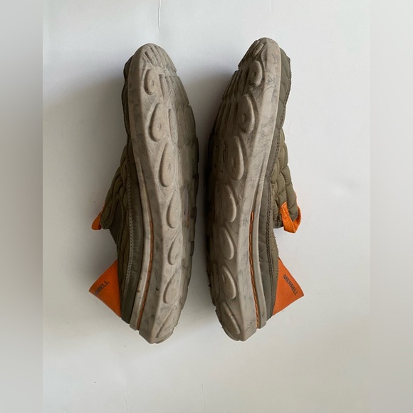 MERRELL Olive MEN'S HUT MOC 2 SLIP ON LOAFER QUILTED SLIPPER SNEAKER Size 9 - Picture 8 of 12